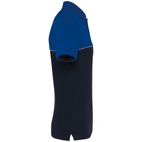 Polo de travail unisexe antiboulochage bicolore WK210 Kariban