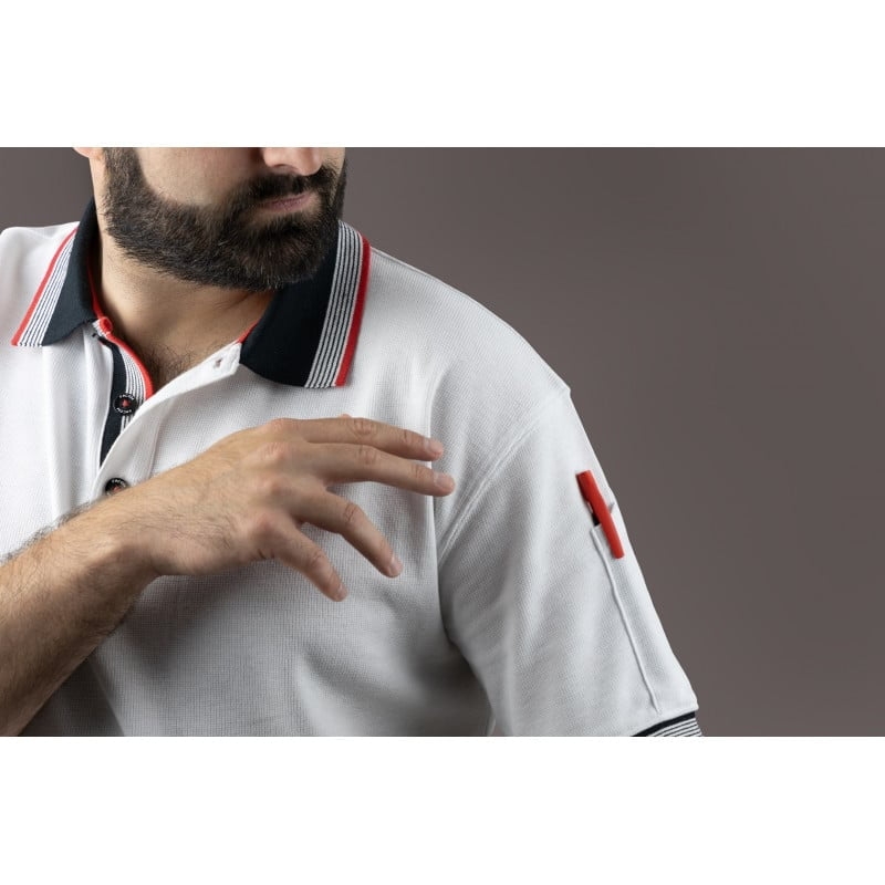 Polo élégant manche courte homme Board Facom