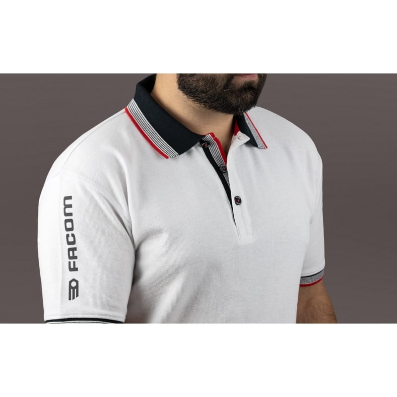 Polo élégant manche courte homme Board Facom
