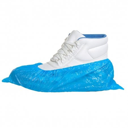 Couvre-chaussures jetable en PE Bleu Portwest
