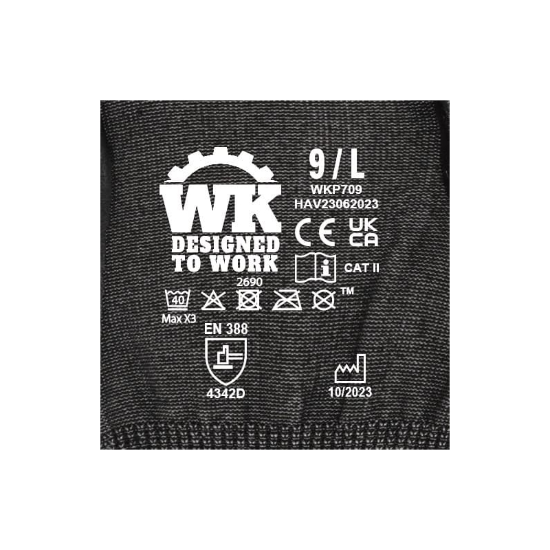 Gants de manutention anti coupure et tactile WKP709 Kariban