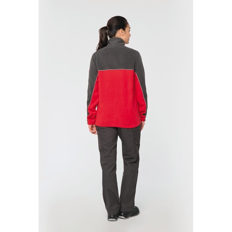 Veste micropolaire bicolore antiboulochage WK904 Kariban