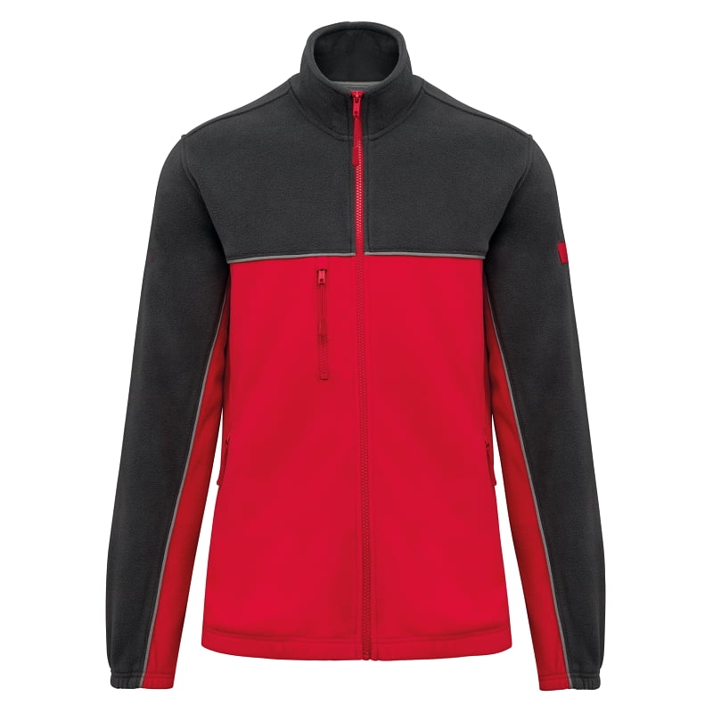 Veste micropolaire bicolore antiboulochage WK904 Kariban