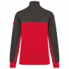 Sweat col zippé bicolore écoresponsable WK404 Kariban