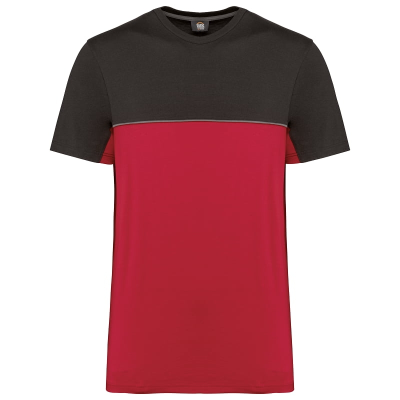 T-shirt de travail bicolore résistant écoresponsable WK304 Kariban