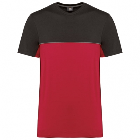 T-shirt de travail bicolore résistant écoresponsable WK304 Kariban