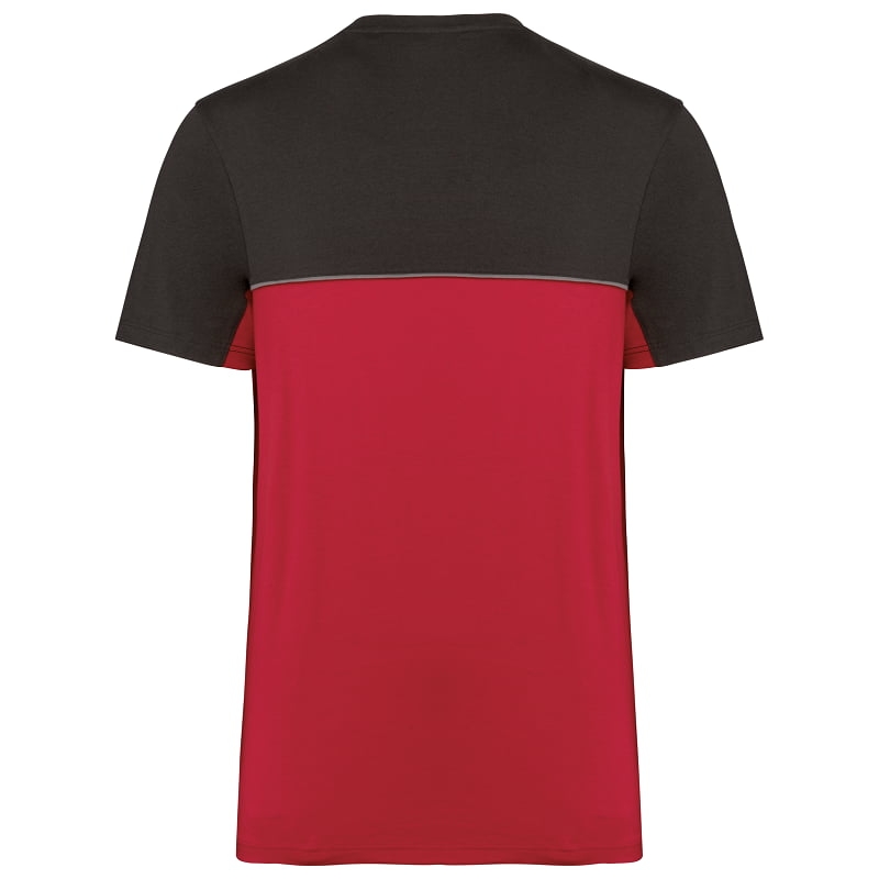 T-shirt de travail bicolore résistant écoresponsable WK304 Kariban
