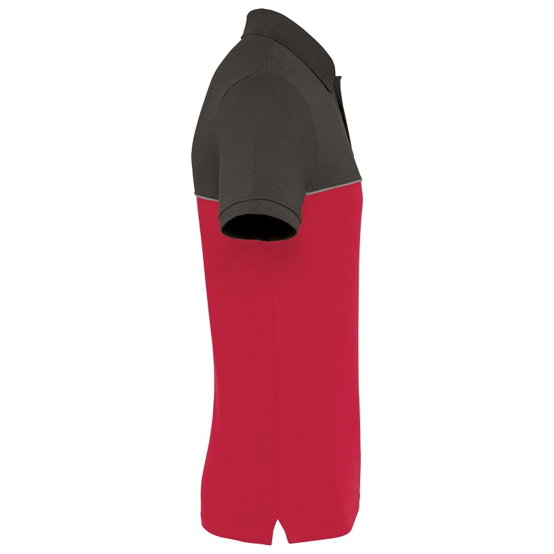 Polo de travail unisexe antiboulochage bicolore WK210 Kariban