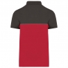 Polo de travail unisexe antiboulochage bicolore WK210 Kariban