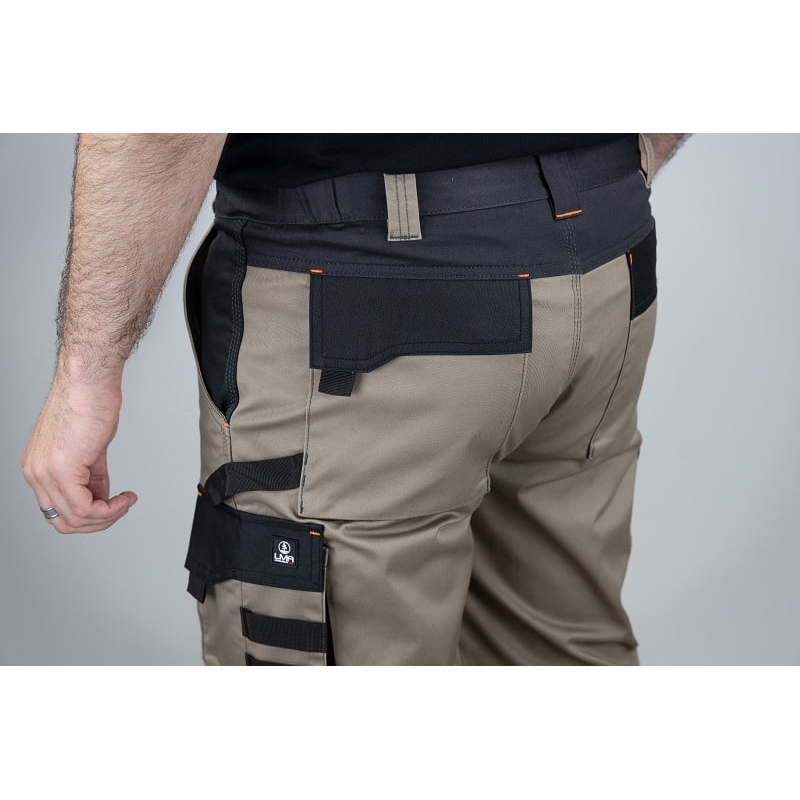 Short de Travail bicolore stretch Chiron beige LMA