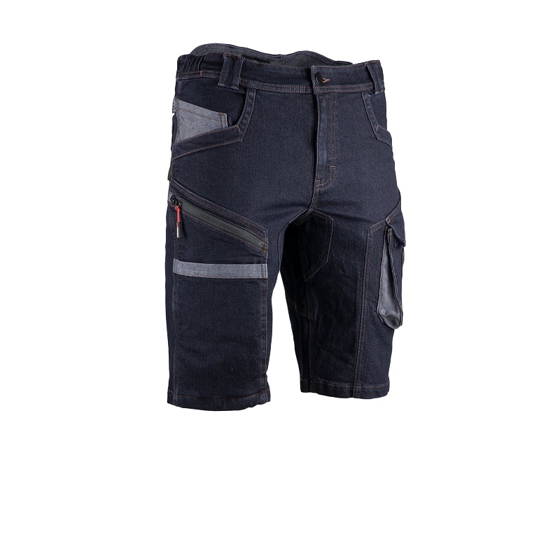 Short en jean élastiqué 4 sens multipoches Shelton LMA