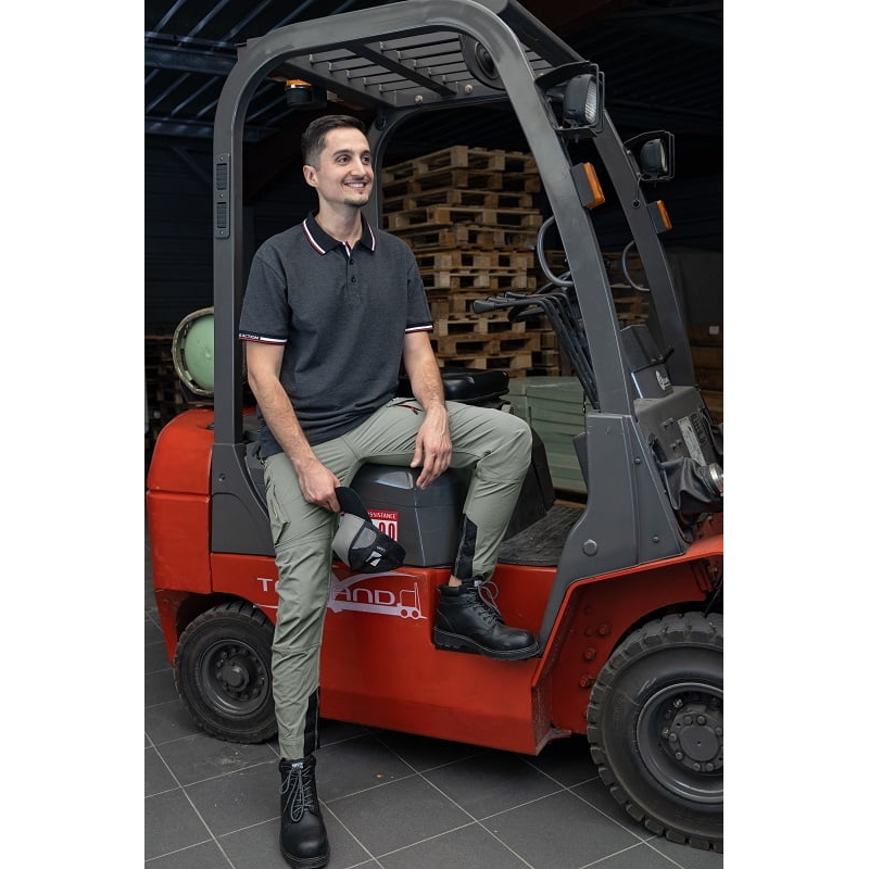 Pantalon de travail stretch Khaki Seisme LMA