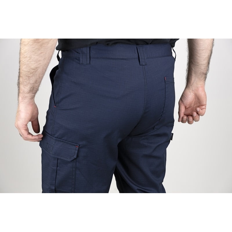 Pantalon de travail multipoches bleu marine Rhyolite LMA