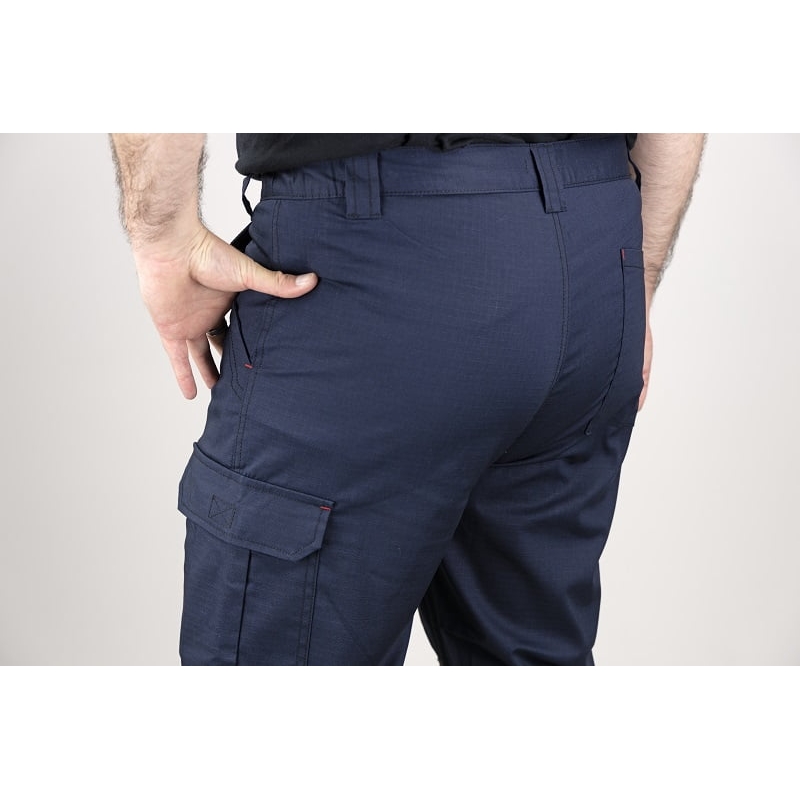 Pantalon de travail multipoches bleu marine Rhyolite LMA