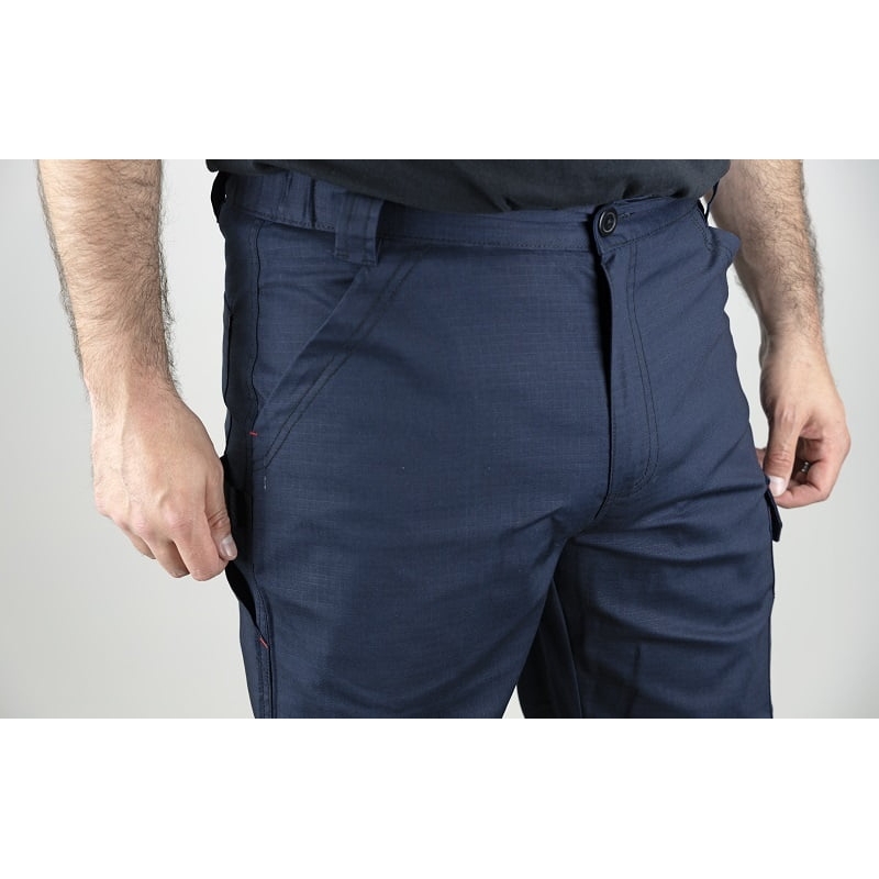Pantalon de travail multipoches bleu marine Rhyolite LMA