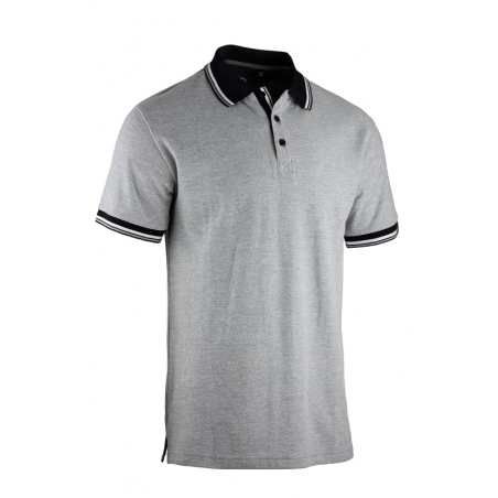 Polo de travail élégant et confortable gris clair Parker LMA