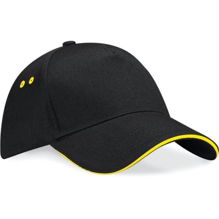 Casquette de travail bicolore 5 panneaux pour pros B15C Casquette de travail bicolore 5 panneaux pour pros B15C