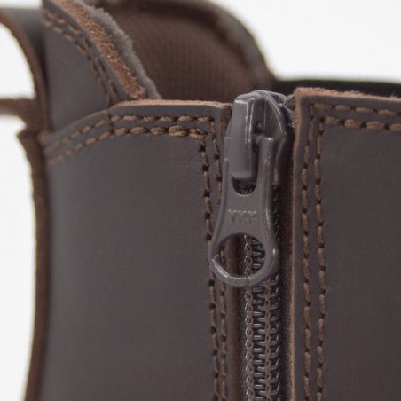 Bottines de travail en cuir enfilage rapide Solidur Solden 06