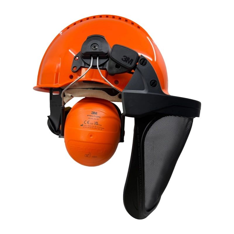 Casque forestier ventilé Solidur CA08 idéal bûcheron élagueur