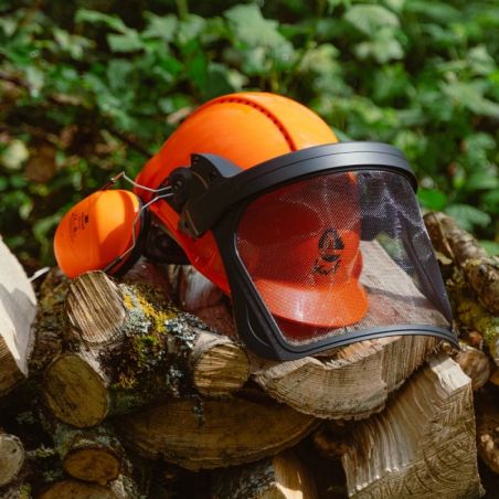 Casque forestier ventilé Solidur CA08 idéal bûcheron élagueur