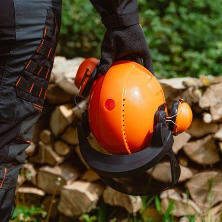 Casque forestier ventilé Solidur CA08 idéal bûcheron élagueur