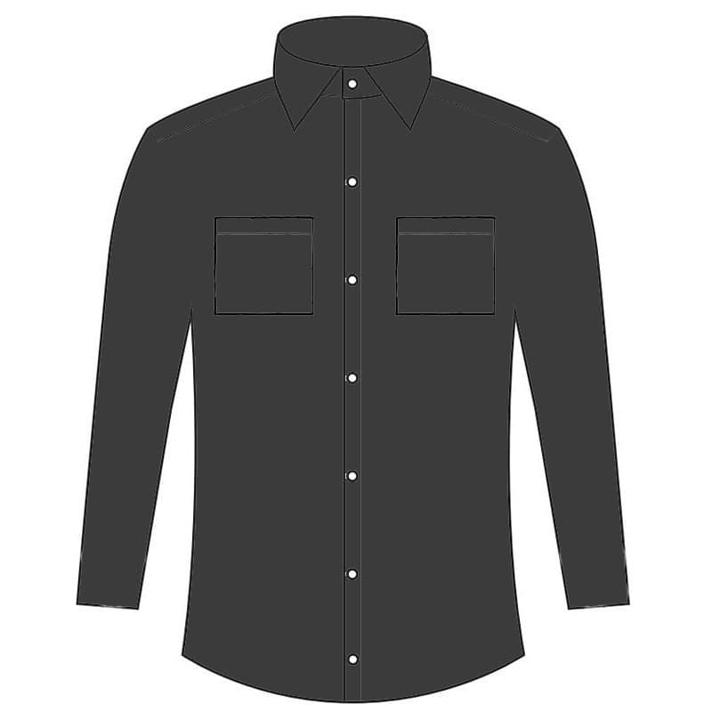 Chemise Carbone Manches Longues Paysage D'hiver - Taille 128 W - Occasion Très Bon état