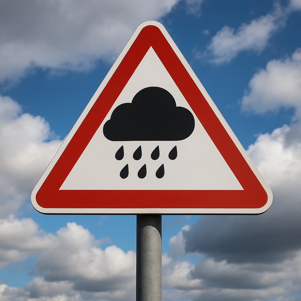 Pluie chantier