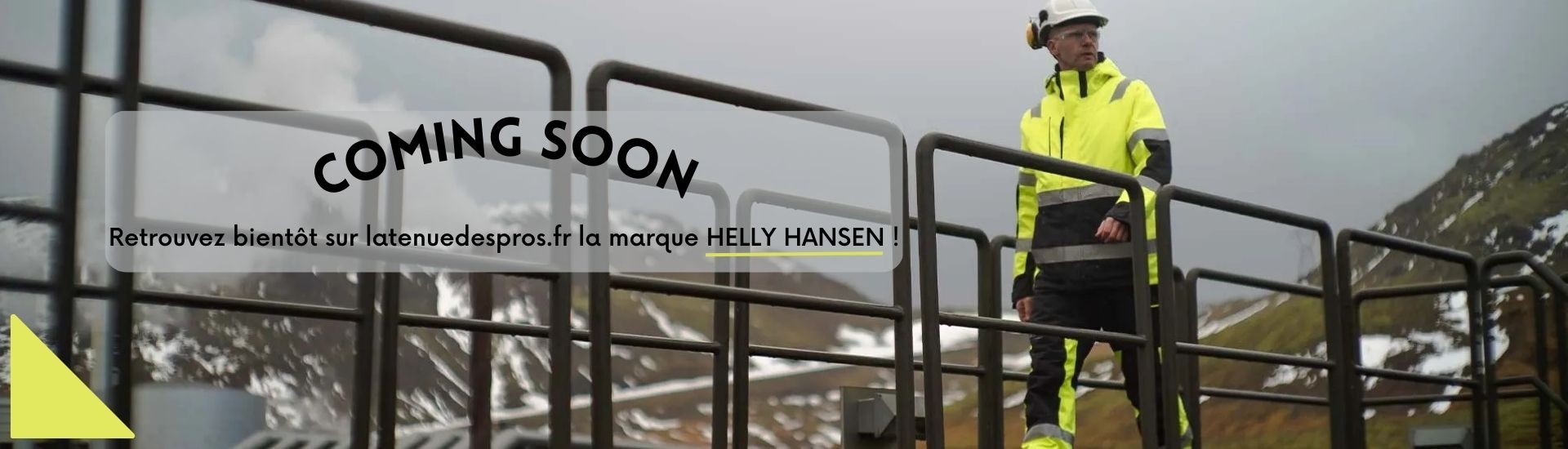 Retrouvez bientôt les vêtements et chaussures de travail de la marque Helly Hansen !